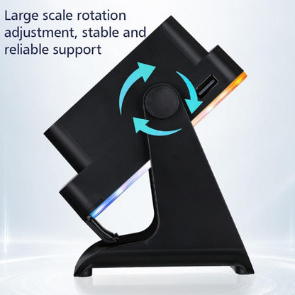 Desktop Induction Speaker Stand with RGB Light