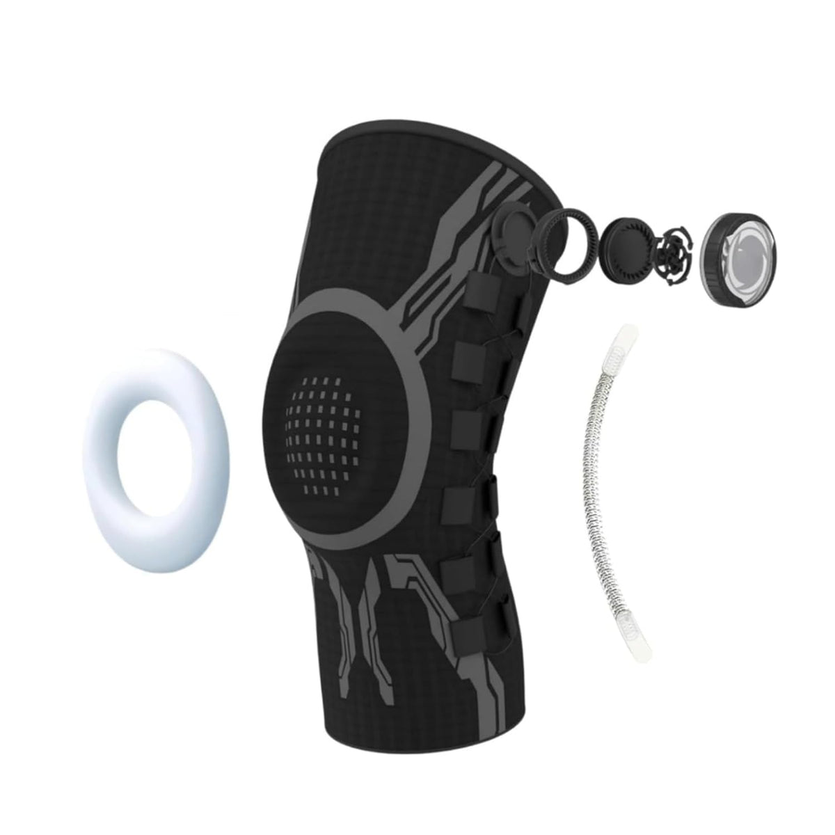 Engineered Dynamic Knee Support Brace with Smart Dial