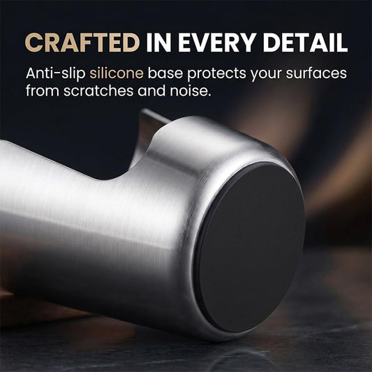 Stainless Steel Kitchen Utensil & Pot Lid Holder – Countertop Organizer