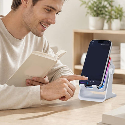 Desktop Induction Speaker Stand with RGB Light