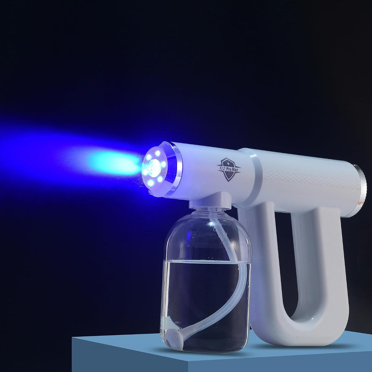 Cordless Nano Mist Sanitizer Spray Gun – Blue Light Atomizer Fogger