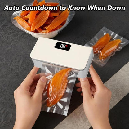 Mini Bag Sealer – 2-in-1 Heat Sealer & Cutter | Portable, Rechargeable, 6-Gear Temp Control